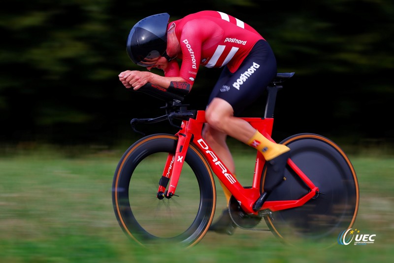 European Championships Munich 2022 - 2022 UEC Road Elite European Championships - Men's ITT - 17/08/2022 - Morten Hulgaard (DEN) - photo Luca Bettini/UEC/SprintCyclingAgency?2022